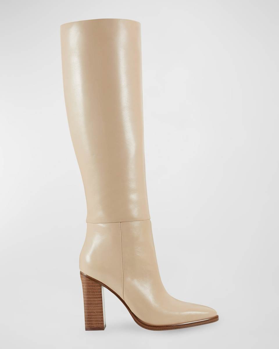 Lannie Leather Knee Boots